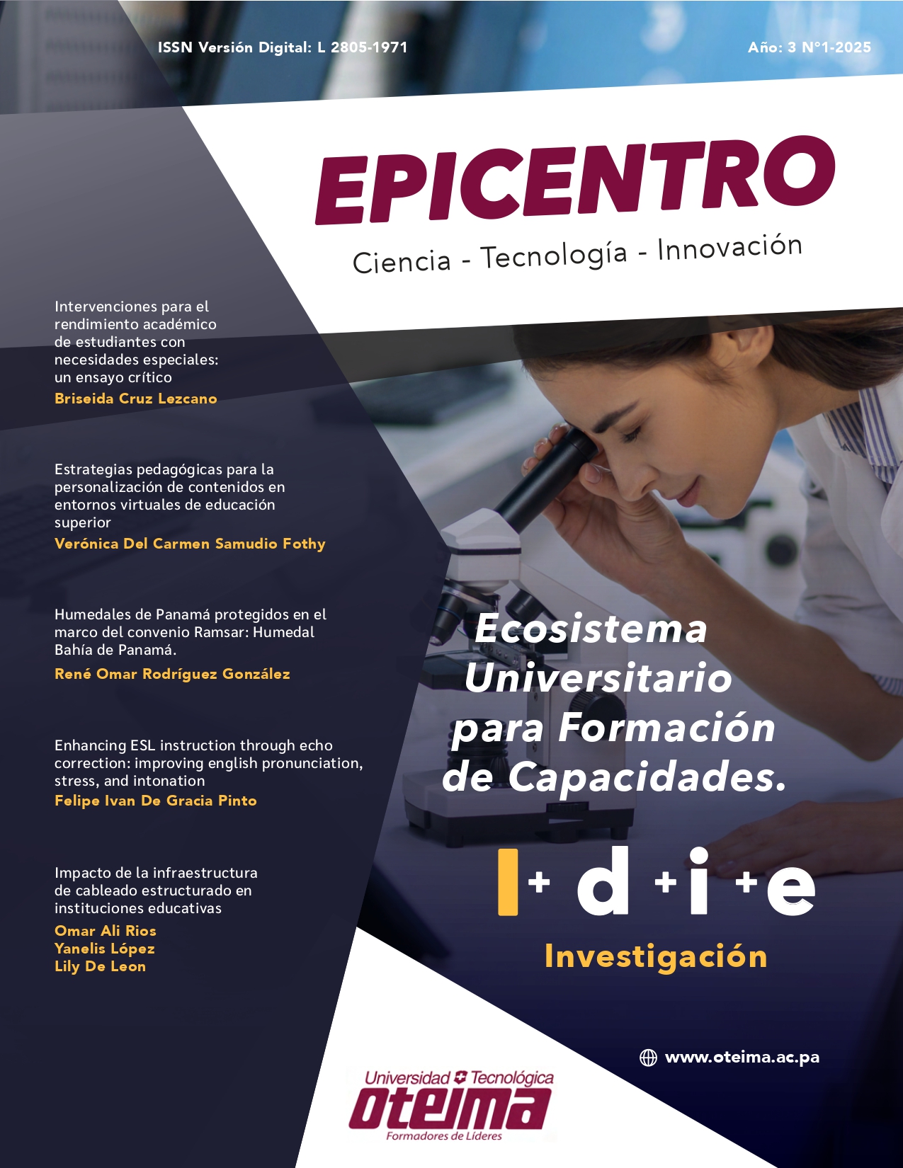 					Ver Vol. 3 Núm. 1 (2025): Revista Epicentro
				