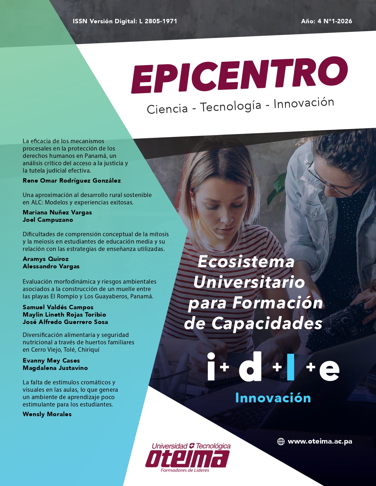 					Ver Vol. 4 Núm. 1 (2026): Revista Epicentro
				